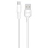 USB A to Type C 1.5 Meter White Color Charging Cable